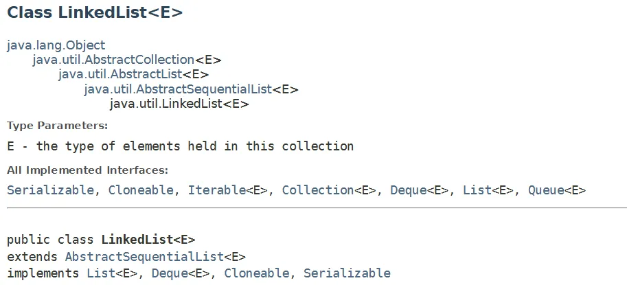 LinkedList
